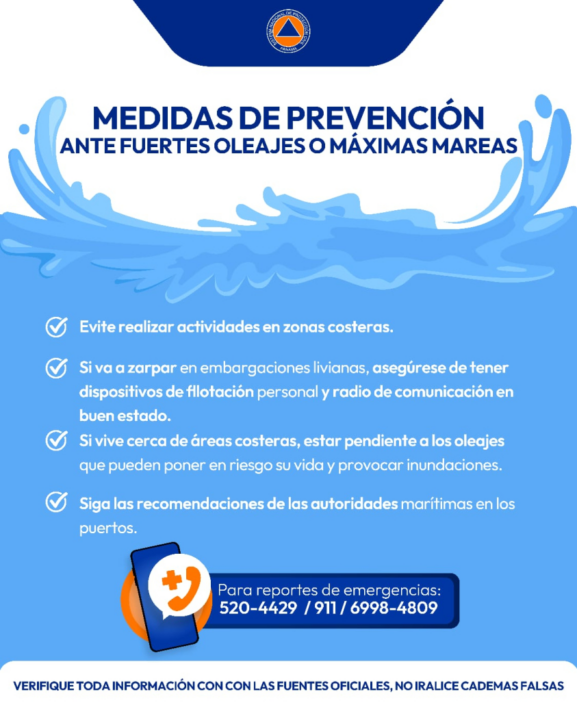 Medidas oleajes y máximas mareas