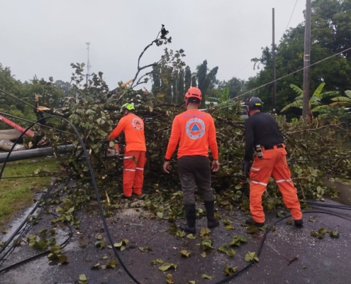 Fuertes lluvias y vientos dejan 15 incidentes en varias provincias de Panamá