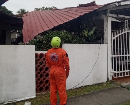 Fuertes lluvias y vientos dejan 15 incidentes en varias provincias de Panamá