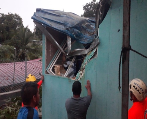 SINAPROC atiende incidentes por lluvias y fuertes vientos