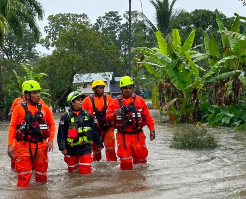 Continúan las acciones interinstitucionales para atender afectaciones en Bocas del Toro