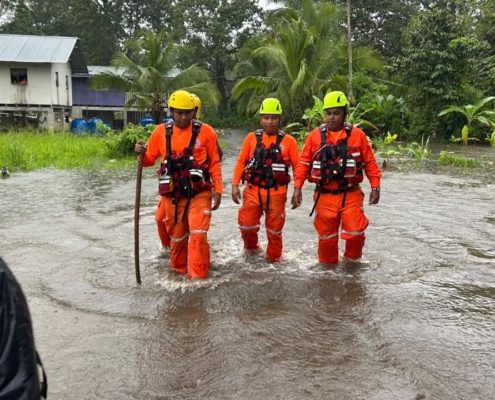 Continúan las acciones interinstitucionales para atender afectaciones en Bocas del Toro