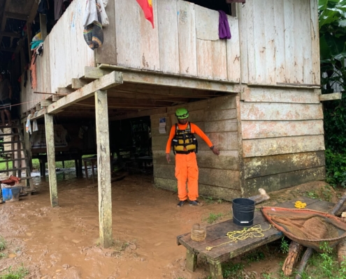 Lluvias provocan afectaciones en comunidades de Bocas del Toro y la Comarca Ngäbe Buglé