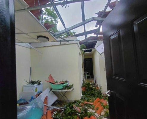 Sinaproc reporta 19 incidentes en cinco provincias tras lluvias y vientos