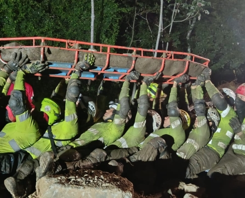 Rescatistas fortalecen capacidades para responder ante escenarios de desastre