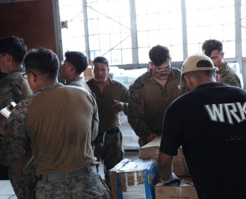 Centro de despacho en la Base Aérea Teniente Octavio Rodríguez Garrido coordina envío de ayuda humanitaria a las zonas afectadas por el sismo